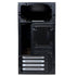 Black Fractal Design Core 1000 Micro-ATX mini tower PC case with USB 3.0 ports, shown from the front view.