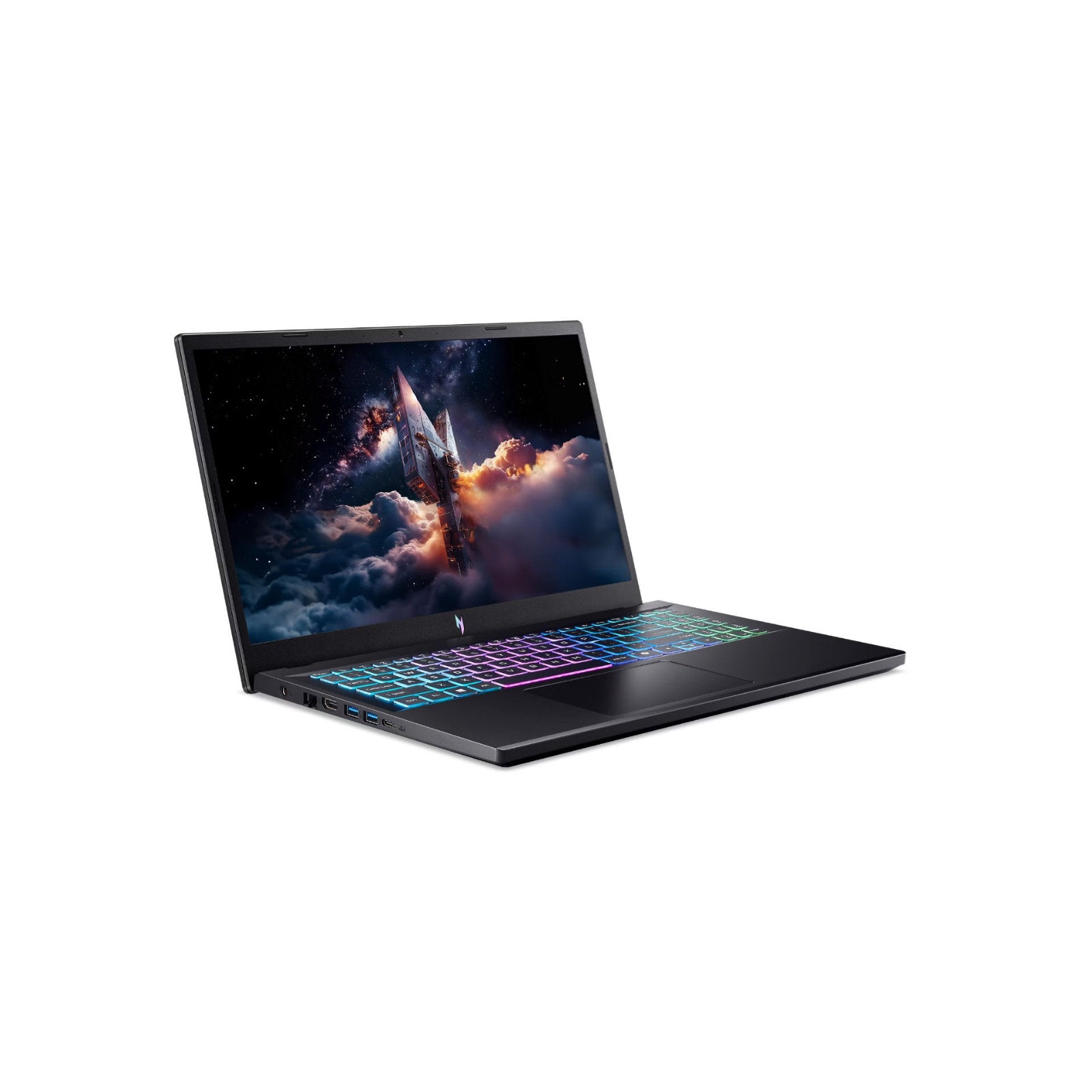 Acer Nitro V15 gaming laptop with 15.6-inch screen, AMD Ryzen 5, 16GB DDR5 RAM, 512GB SSD, NVIDIA RTX 5060, Windows 11 Home