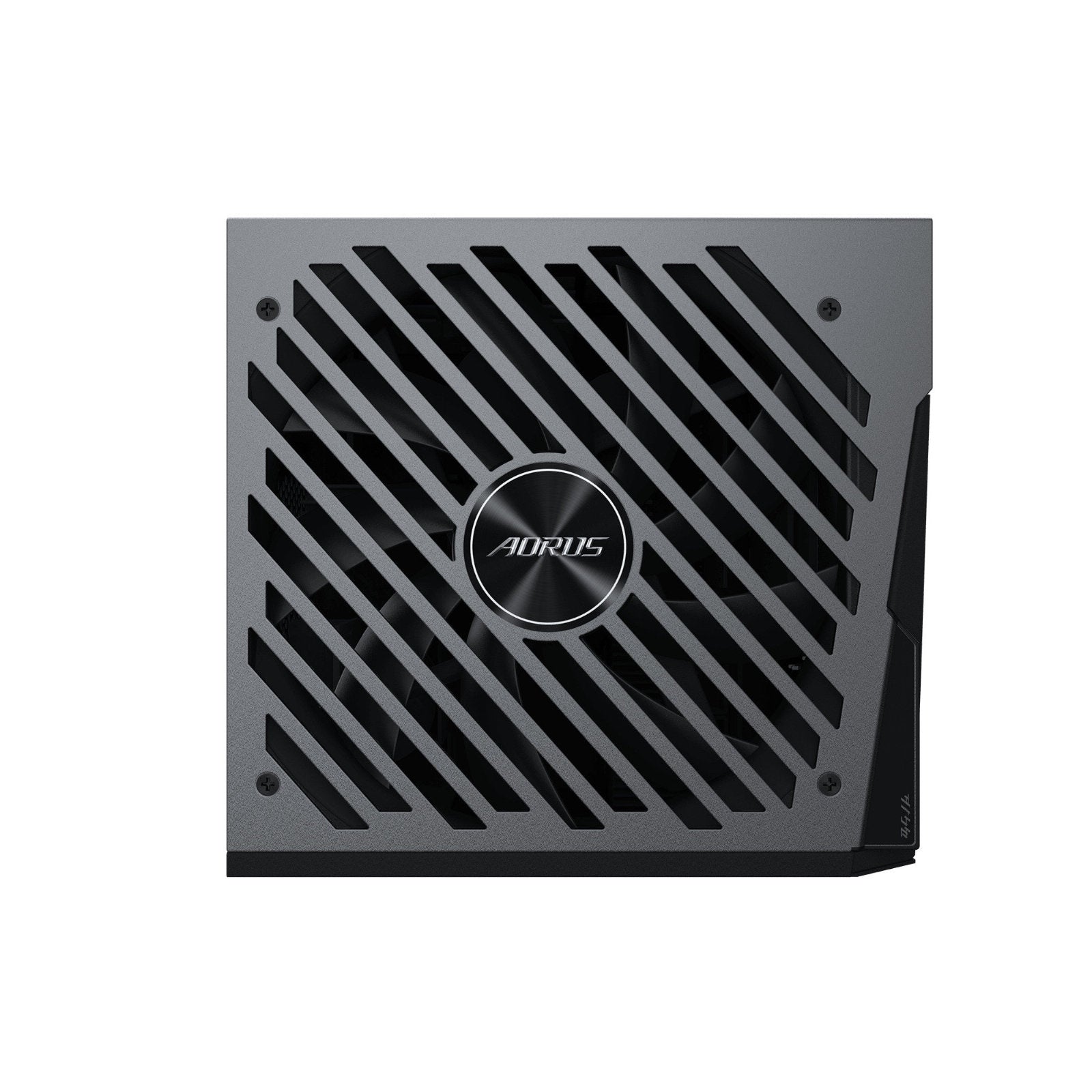GIGABYTE AORUS P1600W AI TOP 1600W fully modular power supply with digital LCD display and RGB lighting