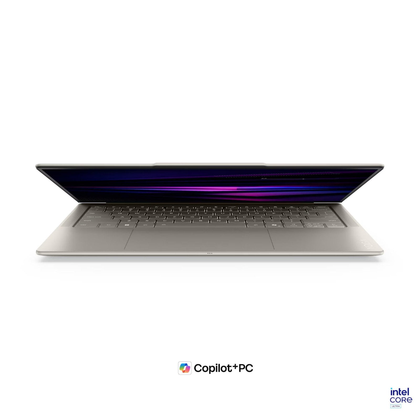 Lenovo Yoga Slim 7 Copilot+ laptop with 14-inch OLED screen, Intel Core Ultra 5, 16GB RAM, and 512GB SSD