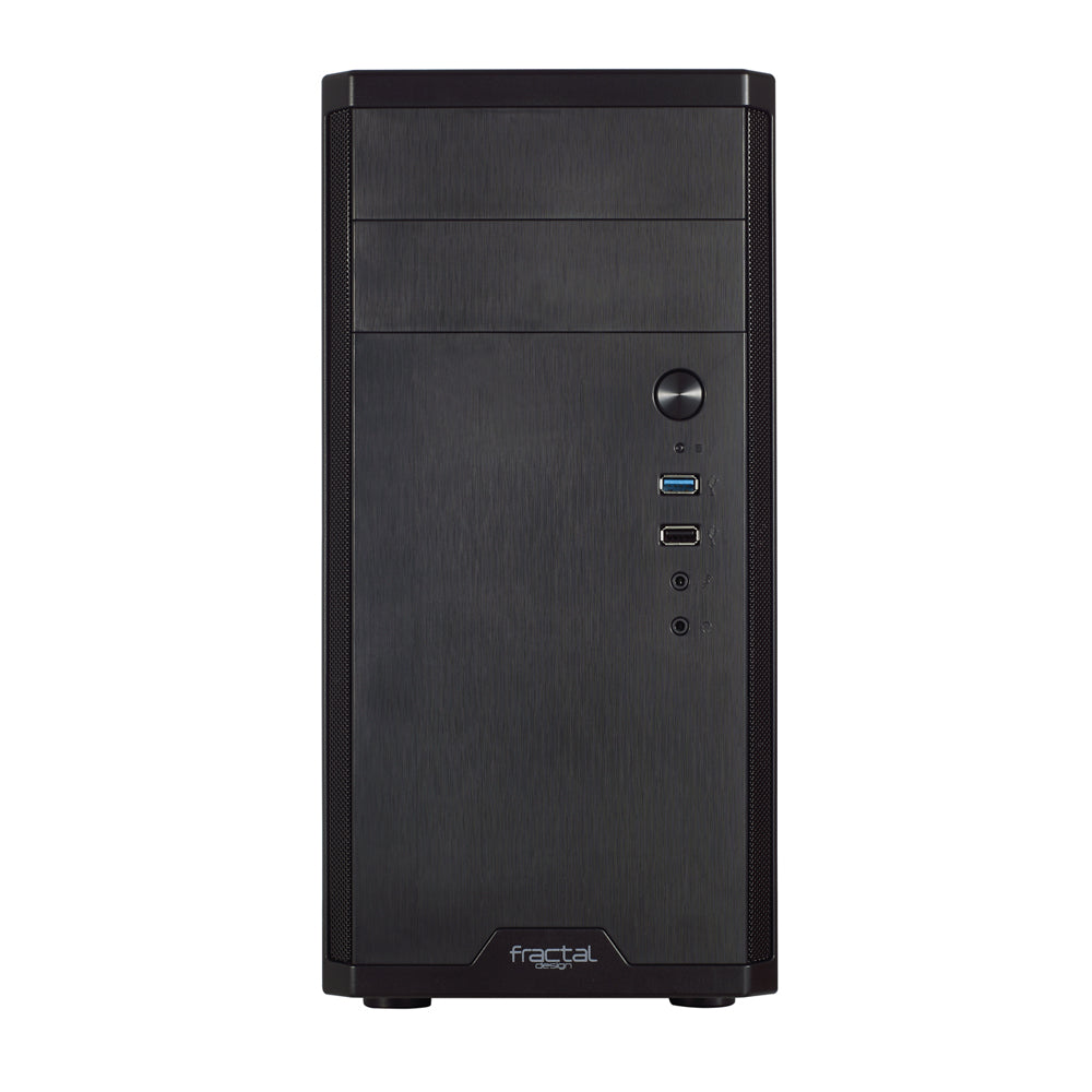 Fractal Design Core 1100 Case, Micro ATX, Brushed Aluminium-look, 350mm GPU Support, No Fans, USB 3.0 *OEM - Brown Box*