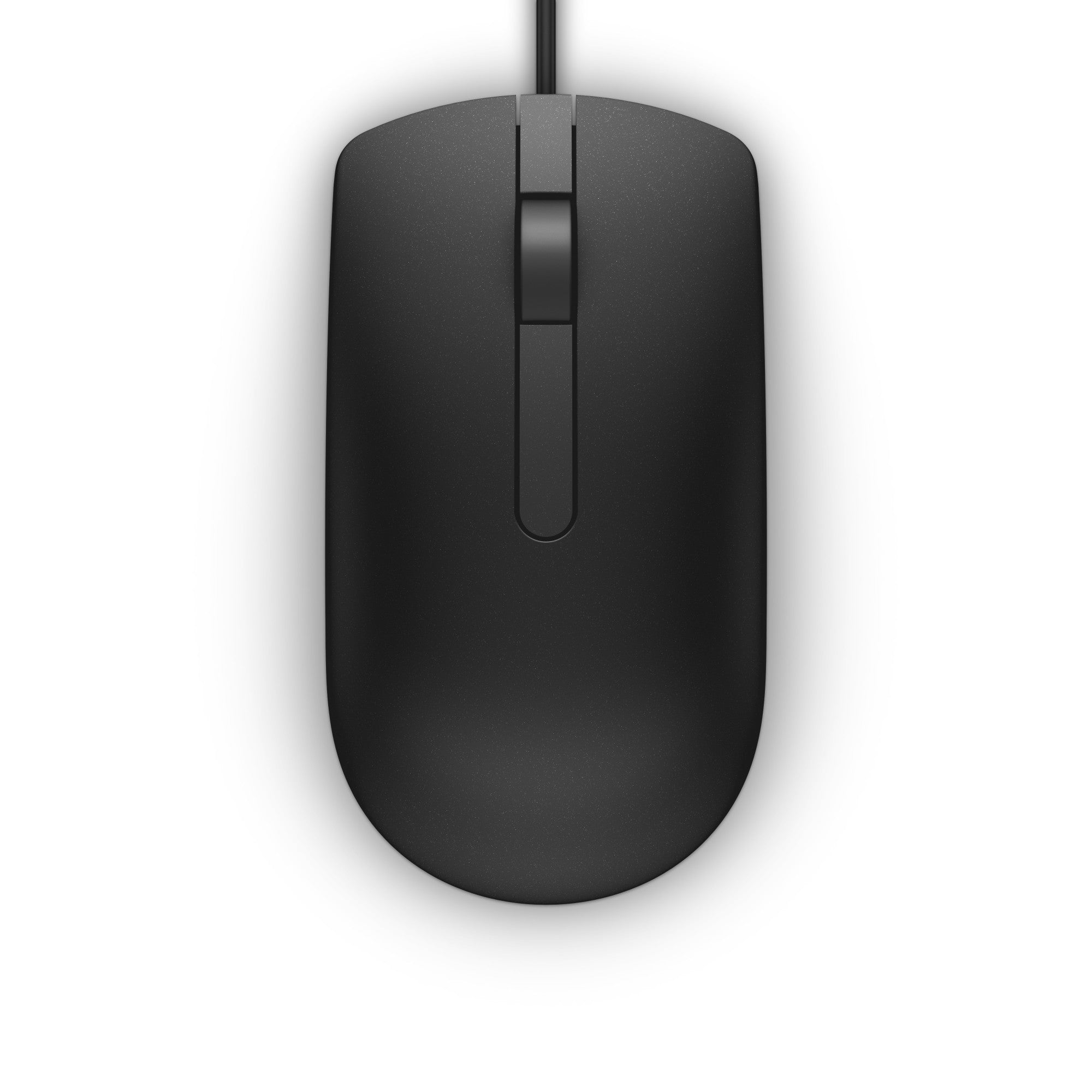 Dell MS116 Wired USB Mouse, 2-Buttons, 1000dpi and Optical Tracking, Ambidextrous Design for PC, Mac and Laptop, Black