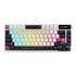 Asus ROG AZOTH X 75% Custom Mechanical RGB Gaming Keyboard, Wireless/Btooth/USB, NX Snow Switches, Dye-Sub & Translucent Keycaps, OLED Display, Control Knob, White