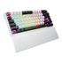 Asus ROG AZOTH X 75% Custom Mechanical RGB Gaming Keyboard, Wireless/Btooth/USB, NX Snow Switches, Dye-Sub & Translucent Keycaps, OLED Display, Control Knob, White