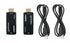 Manhattan 1080p@60Hz Compact HDMI over Ethernet Extender Kit, Extends Distances of Signal up to 60m with a Single Cat6 Ethernet Cable, Transmitter and Receiver included, Power over Cable, Ultra Slim Design, Three Year Warranty, Black