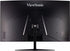 Viewsonic VX3219-PC-MHD 32 Inch Curved Gaming Frameless Monitor, Full HD, 240Hz, 1ms, HDMI, DisplayPort, HD, Freesync, Built-In Speakers, VESA