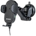 Verbatim FWC-01 Qi Fast Wireless Car Charger, 360 Degrees Rotatable, Three Mounting Options: Vent Holder, Suction Cup On Dashboard, Or Front Window
