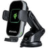 Verbatim FWC-02 Qi Fast Wireless Car Charger, 360 Degrees Rotatable, Three Mounting Options: Vent Holder, Suction Cup On Dashboard, Or Front Window