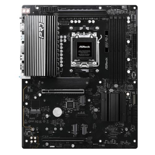 ASRock B850 Pro-A AMD AM5 Socket Motherboard, ATX, 4x DDR5 Slots, 4x M.2 Sockets, 3x USB-C Port, 2.5GbE LAN, 1x HDMI Port / 1x USB-C