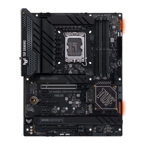 Asus TUF GAMING Z790-PLUS WIFI D4, Intel Z790, 1700, ATX, 4 DDR4, HDMI, DP, Wi-Fi 6, 2.5G LAN, PCIe5, RGB, 4x M.2