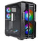 Cooler Master HAF 700 Gaming Case w/ Glass Side, E-ATX, Multi Chamber, 5x ARGB Fans, ARGB Fan Hub, USB-C, Black