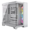 Corsair 6500X RGB iCUE Link Dual Chamber Gaming Case w/ Glass Side & Front, ATX, 3x RGB Fans, Mesh Panels, USB-C, Asus BTF Compatible, White