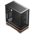 Vida Elegance Black ARGB Gaming Case w/ Glass Side & Front, ATX, Real Wood PSU Shroud, 4x ARGB PWM Fans, Fan Hub & Remote, USB-C 10Gbps, Asus BTF Compatible