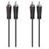 Hama 2x RCA Plugs to 2x RCA Plugs, 3 Metre