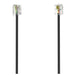 Hama RJ11 (6p4c) Modular Cable, Male to Male, 6 Metres, Black