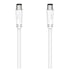 Hama Antenna Cable, Coax Male to Coax Female, 90dB, 20 Metre, White