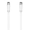 Hama Satellite Connection Cable, F-Plug to Coax Female, 90dB, 3 Metre, White