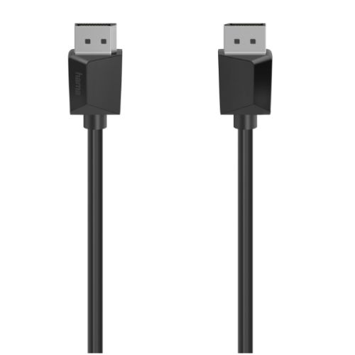 Hama DisplayPort 1.2 Cable, Male to Male, Ultra-HD 4K, 1.5 Metre