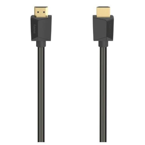 Hama Ultra High Speed HDMI Cable, Ultra-HD 8K, Ethernet, Gold-Plated, 2 Metre