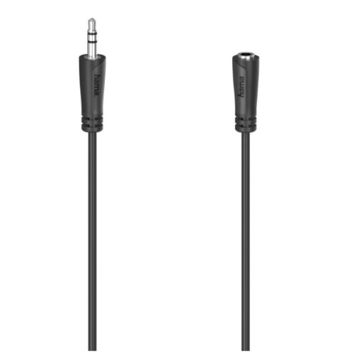 Hama 3.5mm Jack Stereo Cable, Male to Female, 1.5 Metre