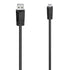 Hama Mini USB Cable, USB-A Male to USB Mini B Male, USB 2.0, 1.5 Metre, Black