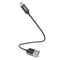 Hama USB-A to Micro USB Quick Charging Cable, USB 2.0, Nylon Sheath, 0.2 Metre, Black