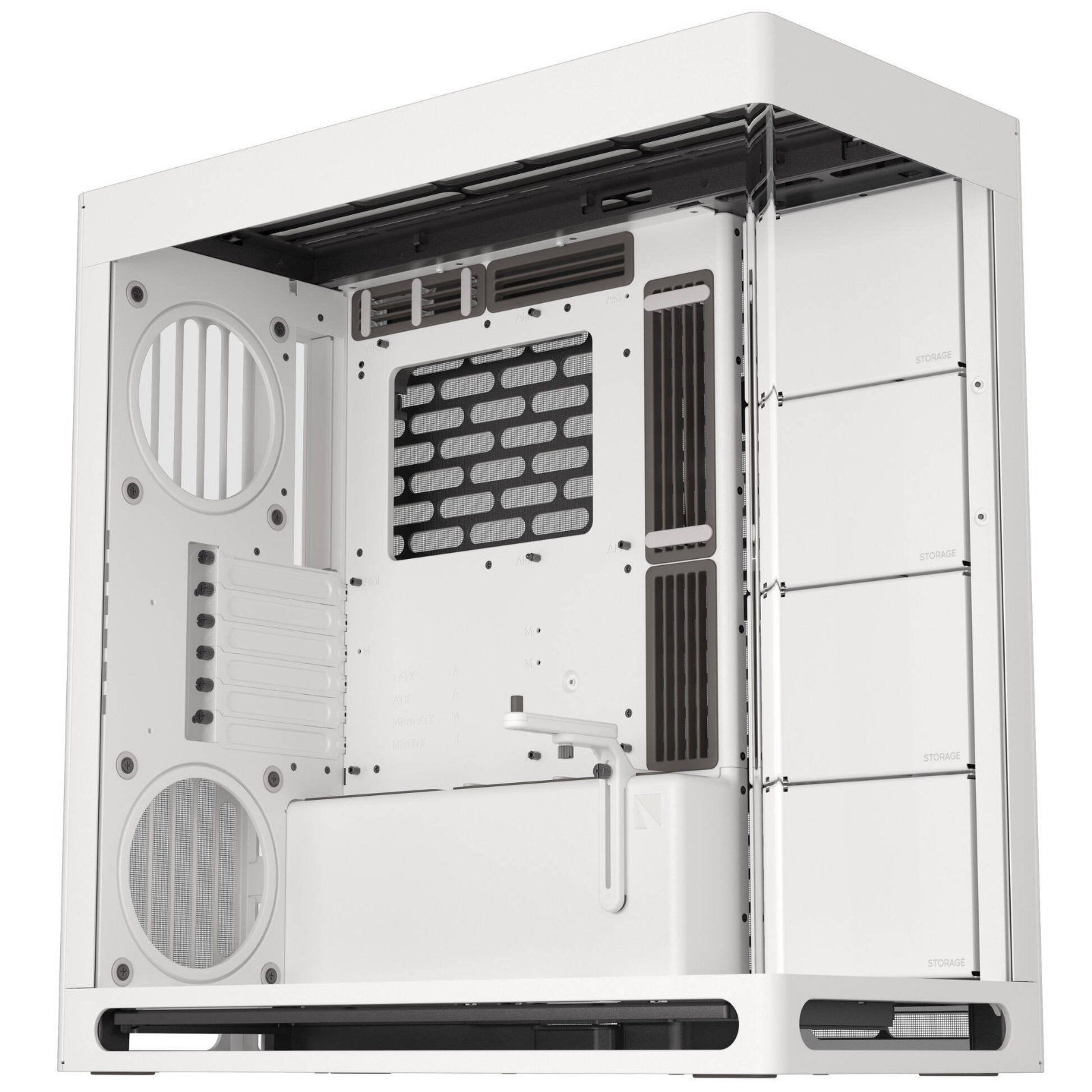 HAVN mid tower PC case with UniSheet glass, supports up to 480mm GPU, ATX, E-ATX, Micro-ATX, Mini-ITX motherboard compatibility