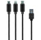 Cablexpert USB 3-in-1 Charging Cable - 1M