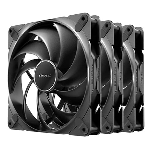 Antec Tranquil 120 PWM Case Fan (3-Pack) - Fluid Dynamic Bearing, 400-2000 RPM, Black