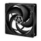 Arctic P12 12cm Pressure Optimised PWM Case Fan, Black, Fluid Dynamic, 200-1800 RPM