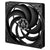 ARCTIC P12 Slim 12cm Pressure Optimised PWM PST Case Fan w/ Cable Splitter, Black, Fluid Dynamic, 200-2100 RPM
