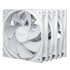 Be Quiet! BL136 Pure Wings 3 120mm PWM Reverse Blade Case Fans (3 Pack), Rifle Bearing, 1500 RPM, White