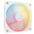 Corsair iCUE LINK LX120-R 12cm PWM Reverse Blade RGB Case Fan, 18 RGB LEDs, Magnetic Dome Bearing, 2400 RPM, White, Single Fan Expansion Kit