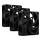 Corsair RS120 MAX 12cm PWM Thick Case Fans (3 Pack), 30mm Thick, Magnetic Dome Bearing, 2000 RPM, Liquid Crystal Polymer Construction