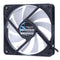 Fractal Design Silent Series R3 12cm Case Fan, Rifle Bearing, 1200 RPM, Black & White