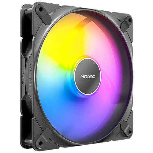 Antec Tranquil 140 ARGB PWM Case Fan - Fluid Dynamic Bearing, 450-1500 RPM, Black