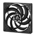 Arctic P14 14cm Pressure Optimised Slim PWM PST Fan w/ Cable Splitter, Black, Fluid Dynamic, 120-1800 RPM