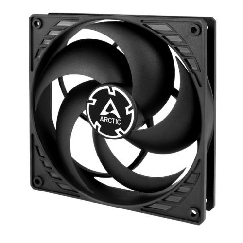 Arctic P14 14cm Pressure Optimised PWM PST Case Fan w/ Cable Splitter, Black, Fluid Dynamic, 200-1700 RPM