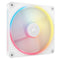 Corsair iCUE LINK LX140-R 140mm PWM Reverse Blade RGB Case Fan, 18 RGB LEDs, Magnetic Dome Bearing, 2000 RPM, White, Single Fan Expansion Kit