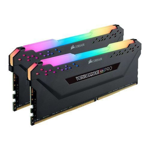 Corsair Vengeance RGB Pro 32GB Memory Kit (2 x 16GB), DDR4, 3600MHz (PC4-28800), CL18, XMP 2.0, Ryzen Optimised, Black, DIMM Memory