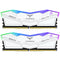 Team T-Force Delta RGB 32GB Kit (2 x 16GB), DDR5, 6000MHz (PC5-48000), CL30, ECC, XMP 3.0, PMIC, DIMM Memory, White