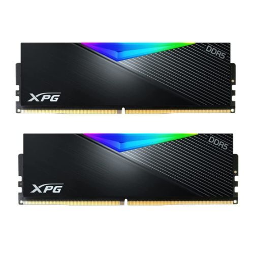 ADATA XPG Lancer RGB 32GB Kit (2 x 16GB), DDR5, 6400MHz, CL32, 1.4V, ECC, AMD EXPO & Intel XMP 3.0, PMIC, DIMM Memory