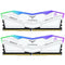 Team T-Force Delta RGB 64GB Kit (2 x 32GB), DDR5, 6000MHz (PC5-48000), CL38, ECC, AMD EXPO & XMP 3.0, PMIC, DIMM Memory, White