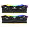 Team T-Force Delta RGB 64GB Kit (2 x 32GB), DDR5, 6400MHz (PC5-51200), CL40, ECC, AMD EXPO & XMP 3.0, PMIC, DIMM Memory, Black