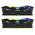 Team T-Force Delta RGB 64GB Kit (2 x 32GB), DDR5, 6400MHz (PC5-51200), CL40, ECC, AMD EXPO & XMP 3.0, PMIC, DIMM Memory, Black