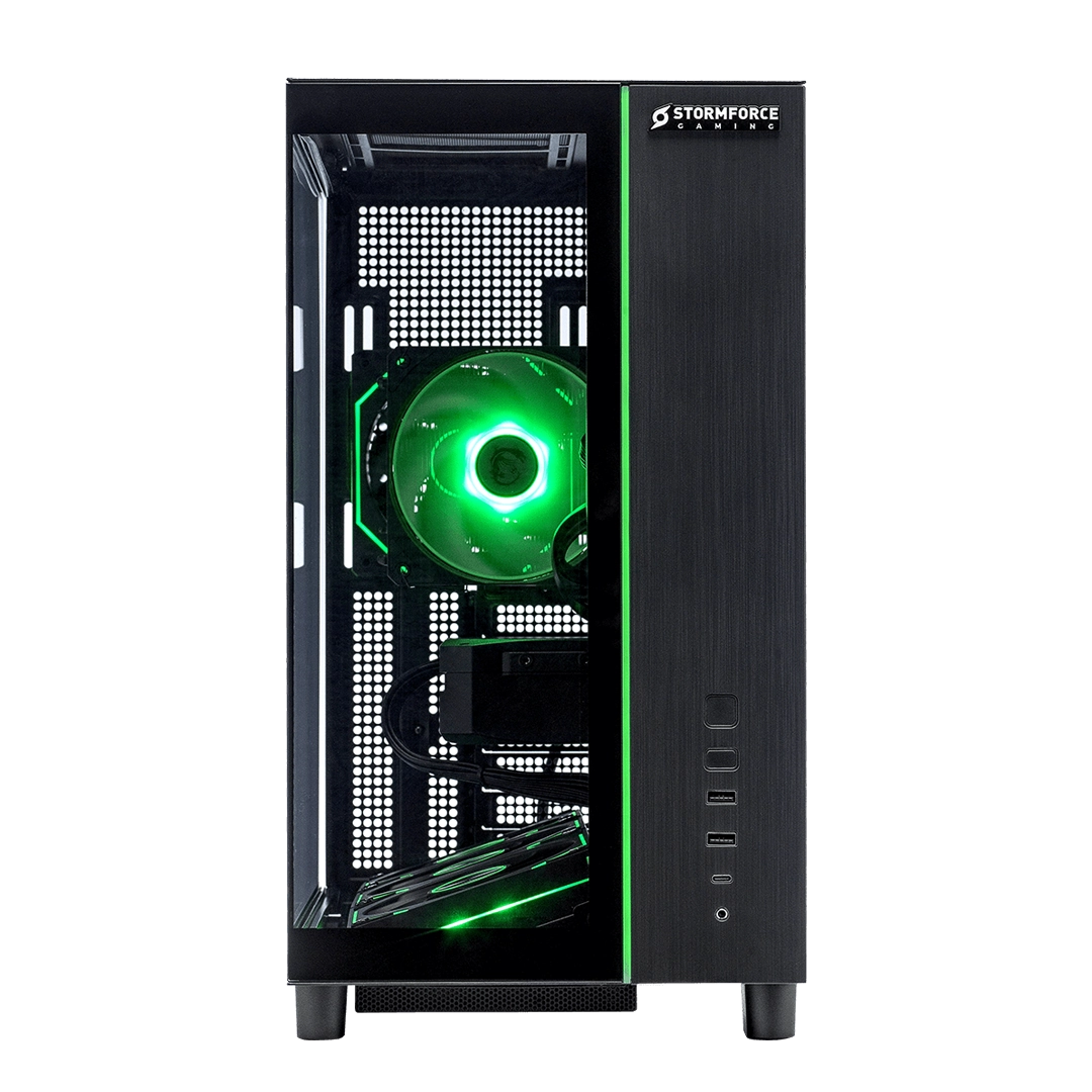 Stormforce Obsidian Elite AMD Gaming PC - Ryzen 7 9700X, 32GB DDR5, 2TB SSD, RTX 5070, Wi-Fi 6, Windows 11 Home