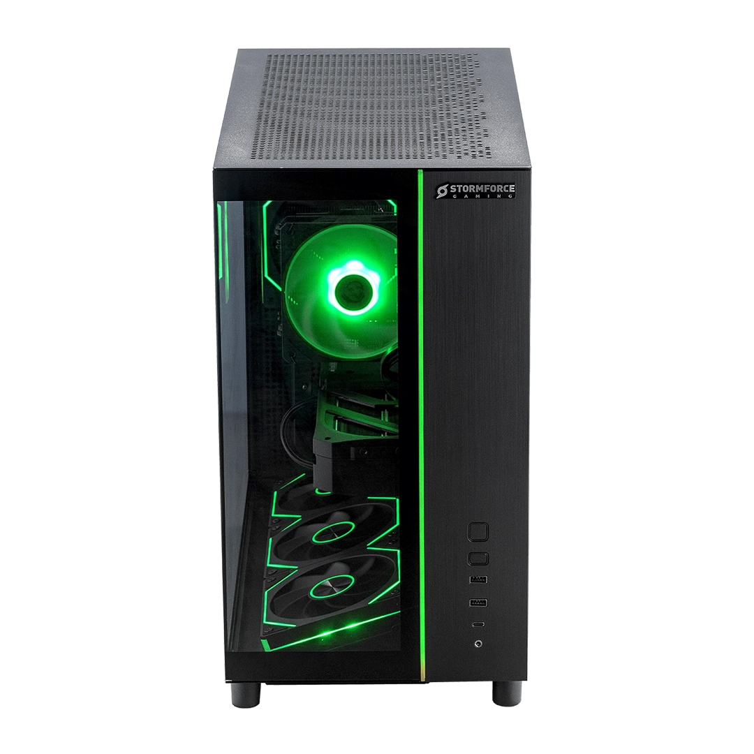 Stormforce Obsidian Elite AMD Gaming PC - Ryzen 7 9700X, 32GB DDR5, 2TB SSD, RTX 5070, Wi-Fi 6, Windows 11 Home