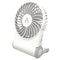 ARCTIC Summair 2Go Powerful Handheld Fan, Up to 77 Hours of Battery, Ergonomic Handle with Fold-Out Stand, White