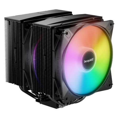 Be Quiet! BK043 Pure Rock Pro 3 LX Black ARGB Heatsink & Fan, Intel & AMD Sockets, 2x Light Wings LX ARGB Fans, 6 High-Performance Heatpipes, 250W TDP