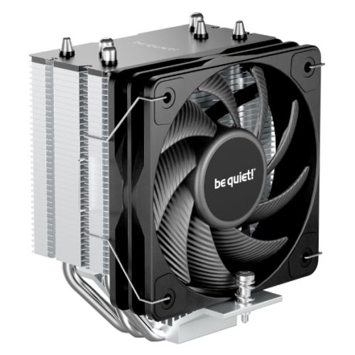 be quiet! Pure Rock Slim 3 Fan CPU Cooler, Universal Socket, High Quality 100mm PWM Black Cooling Fan, 1700RPM, 3 Heat Pipes, 130W TDP, Intel 1851/ 1700 & AMD AM4/ AM5 Compatible